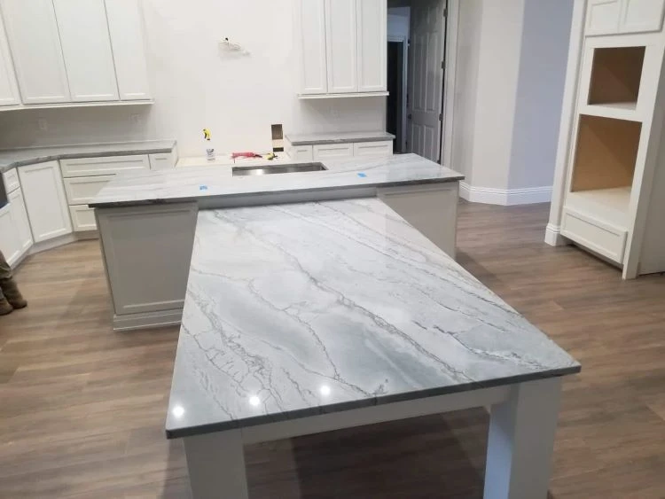 Maldives Quartzite countertop dining table Maldives Quartzite countertop dining table