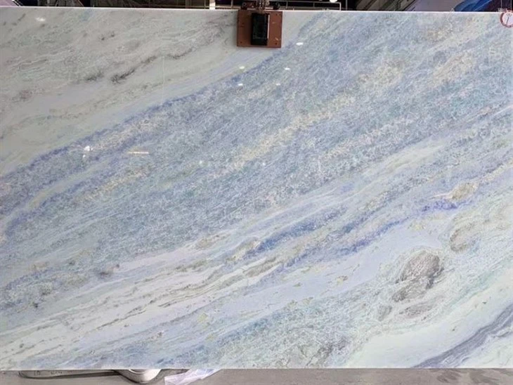 Dalles de marbre Blue Iceberg pour le comptoir de revêtement de sol