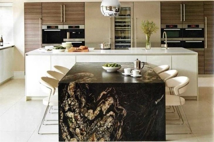 Titanium Granite dining table