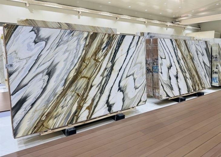 Calacatta Oyster Marble flooring