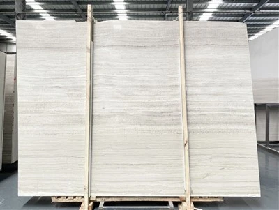 Dalle de marbre en bois blanc chinois